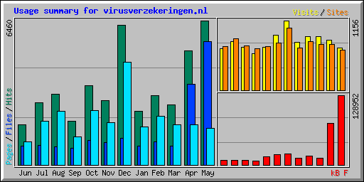 Usage summary for virusverzekeringen.nl